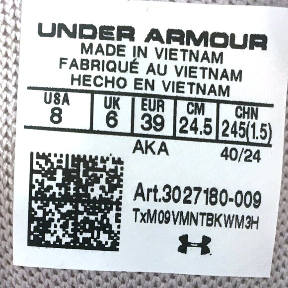 Under Armour Charged Verssert 2 Running Shoes Womens Size 8 Purple Pink 3027180 - Picture 8 of 9